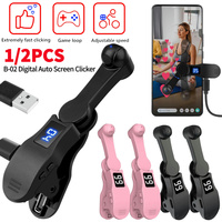 Digital Auto Screen Clicker USB Game Screen Touch Tapper 108 Gears Finger Clicking Simulator for Smart Phone Apps Video Live