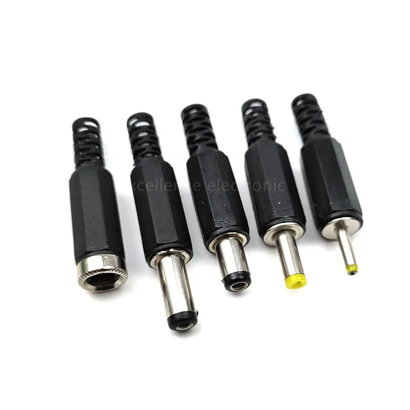 

20Pcs Male DC Connector Jack Plug 2.1mm / 2.5mm / 1.7mm / 1.3mm / 0.7mm / 4.8mm / 4.0mm / 3.15mm Laptop