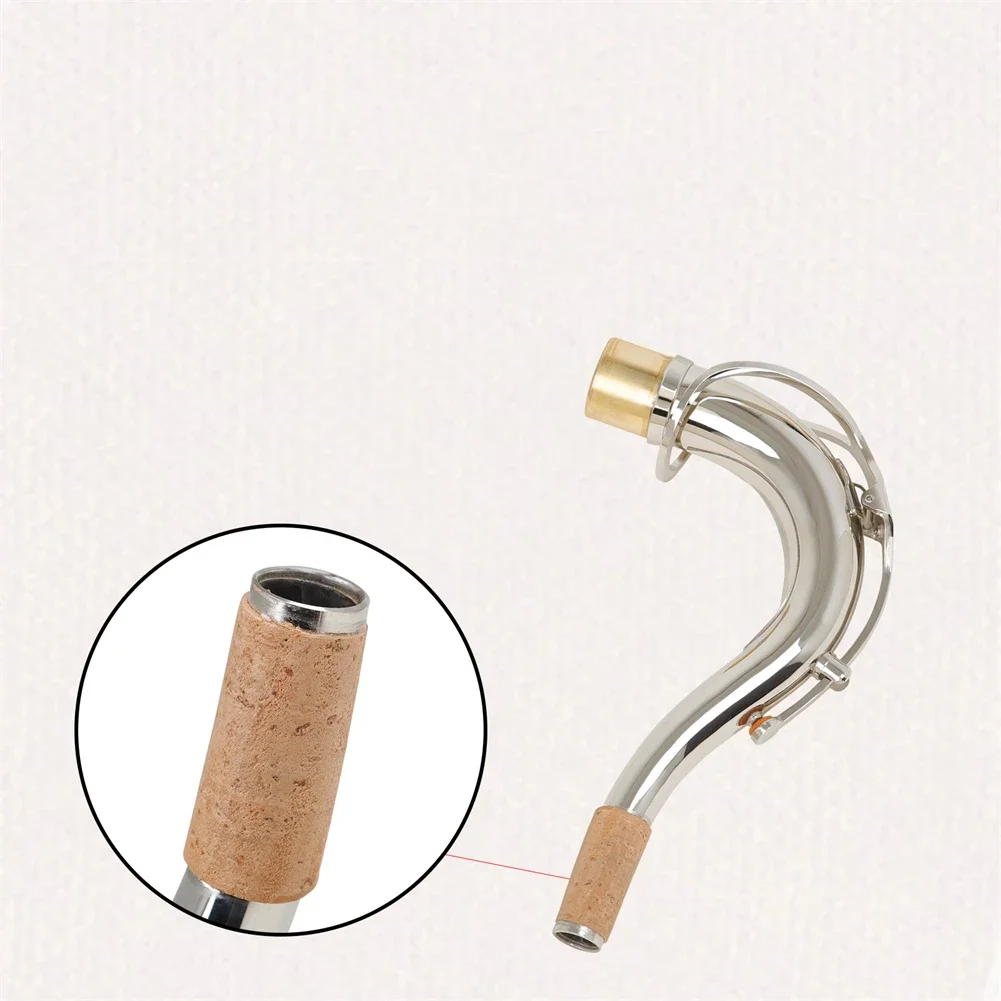 

Абсолютно новые аксессуары для саксофона: регулируемая изогнутая горловина для альт-саксофона, латунная, золотистая, резонансная, серебристая, превосходная для передачи звука