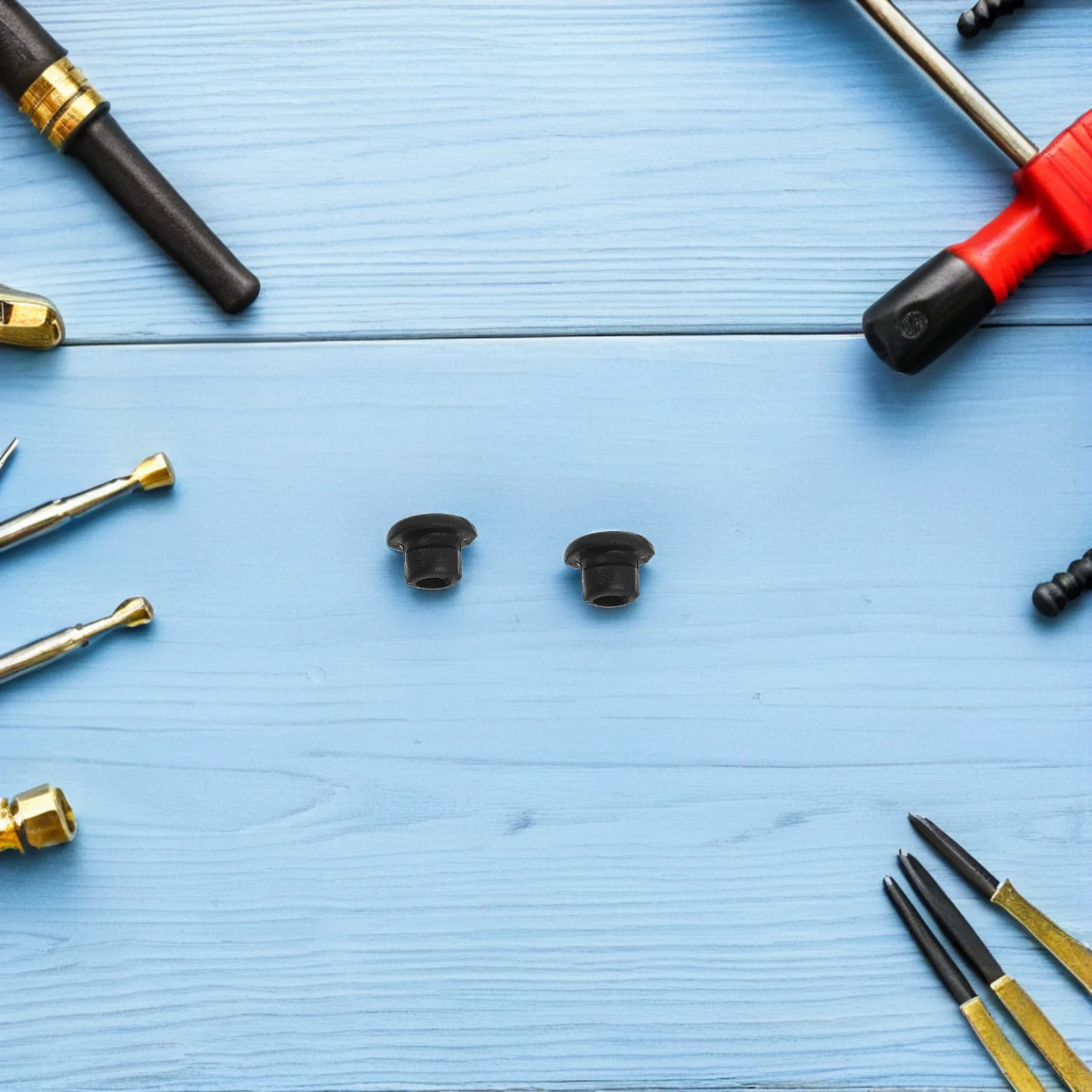 

300pcs Embedded Pegboard Hook Lock Rubber Fastening Stopper For Workshop Office Organization Pegboard Hook Stabilizing Plugs