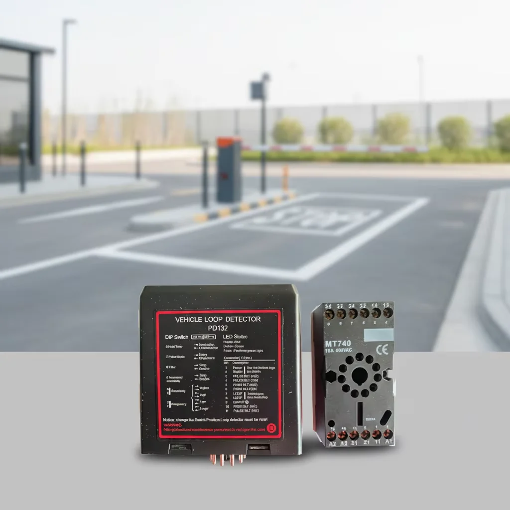 Single Inductive Vehicle Loop Detector  Loop Sensor For Vehicle Access AC220V AC110V DC24V DC12V