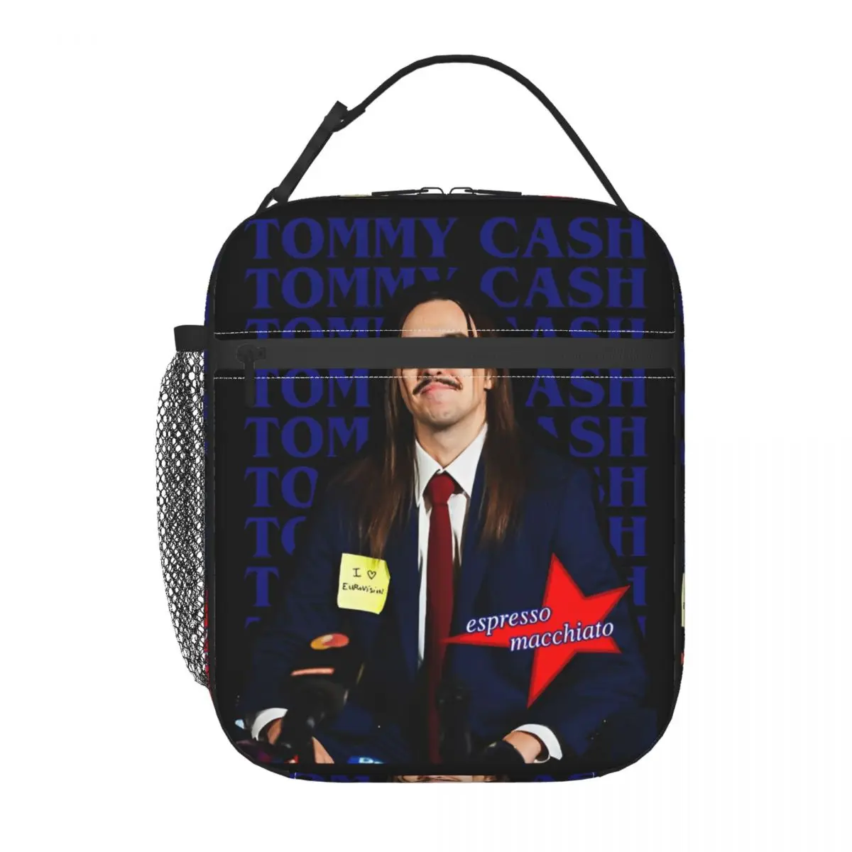 

Tommy Cash Espresso Macchiato Eurovision 2025 Estonia Insulated Lunch Bag Food Container Leakproof Lunch Boxes For School
