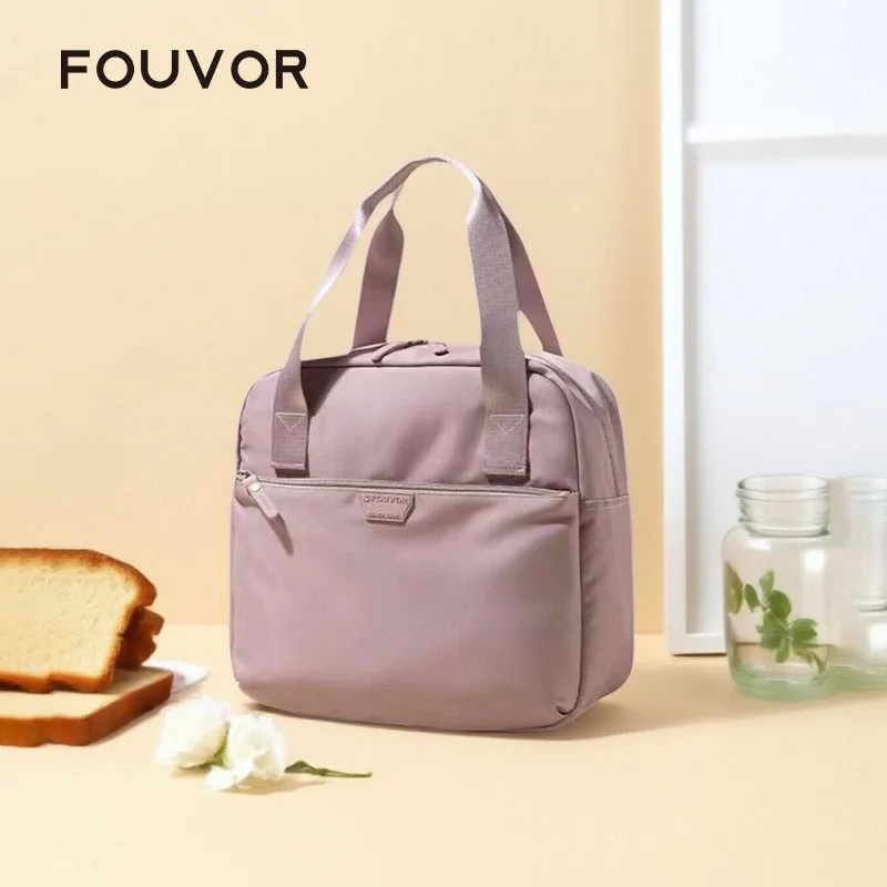 FOUVOR Fashion Large Capacity Women Handbag Portable Travel Duffel Bag 2026 Trend Business Trip Fitness Sports Bags 3062-01