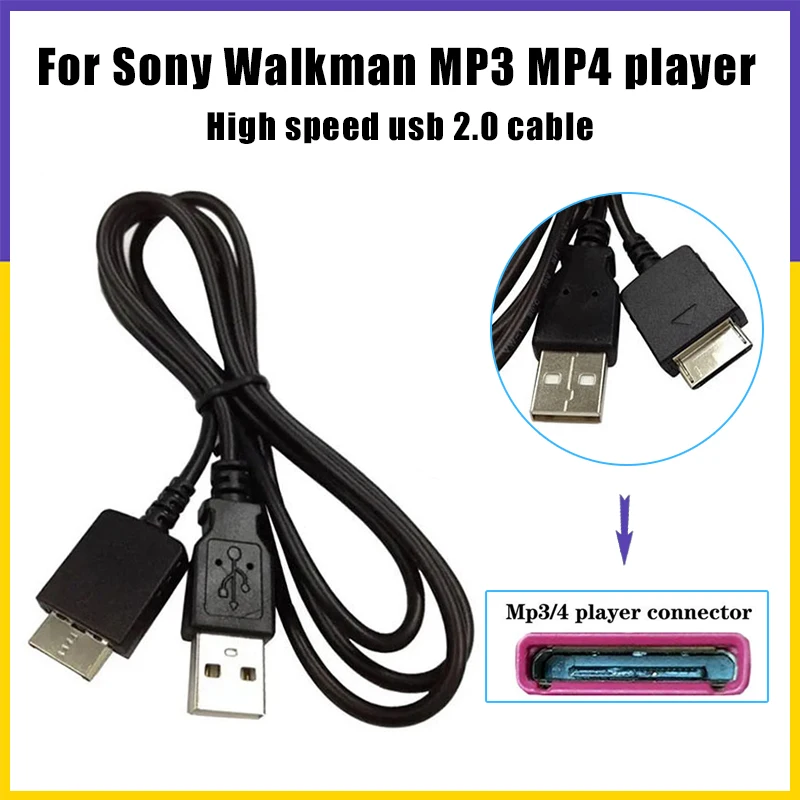 

【Fast Ship】Usb Data Charger Cable For Sony Walkman Mp3 Mp4 Players Sync Data Cord Charging Cable