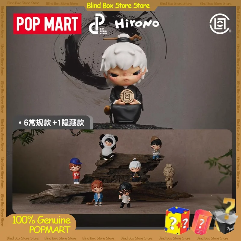 Pop Mart Hirono X Clot Serie Blind Box Mystery Box Kawaii Hirono Anime Figur Raum Dekoration Kinder Spielzeug Geburtstag Geschenk Mädchen