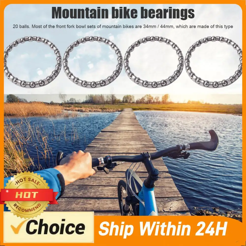 Image of 10 Stück/Set MTB Rennrad Kugellager für MTB Mountainbike Fahrradzubehör für 34/44mm Vordergabel-Lenkung