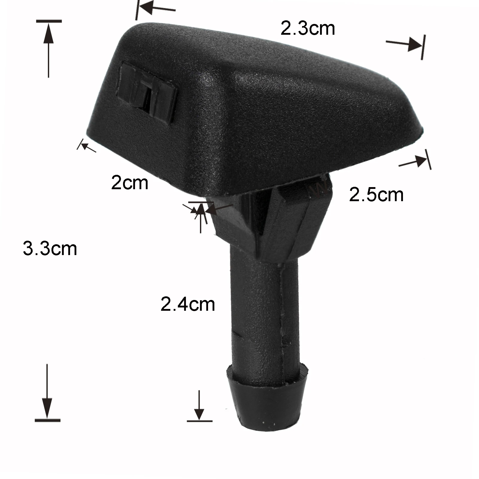 Erick's Wiper 2Pcs/lot Front Windshield Wiper Washer Jet Nozzle For Volvo C30 V40 S40 V50 C70 S70 S80 XC70 XC90 30655605 7845009 view 2