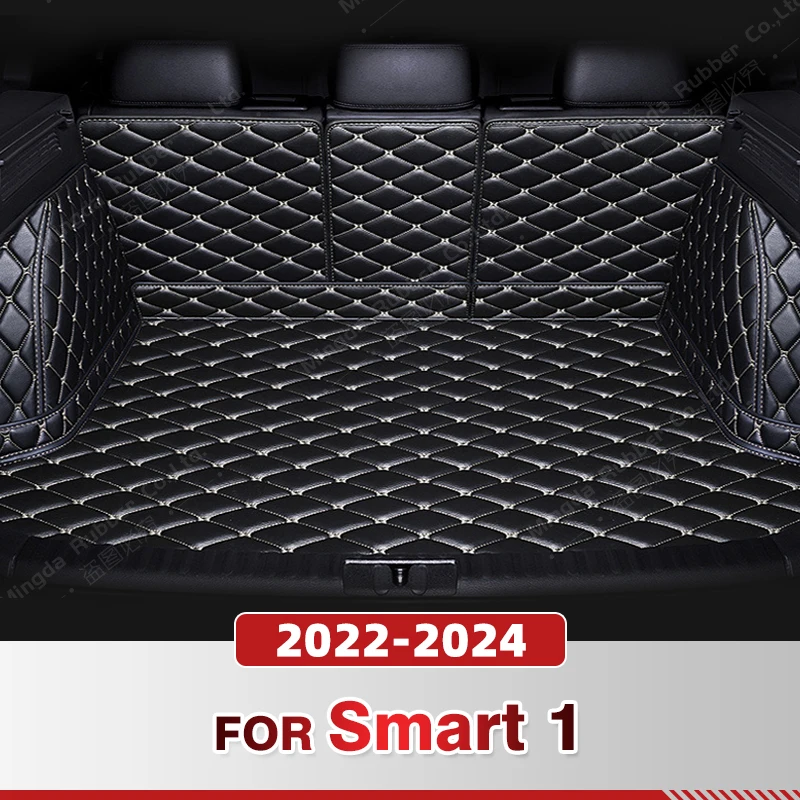 

Автоматический коврик в багажник с полным покрытием для Smart 1 2022 2023 2024, антигрязный чехол для багажника автомобиля, подкладка для багажника, внутренняя защита, аксессуары