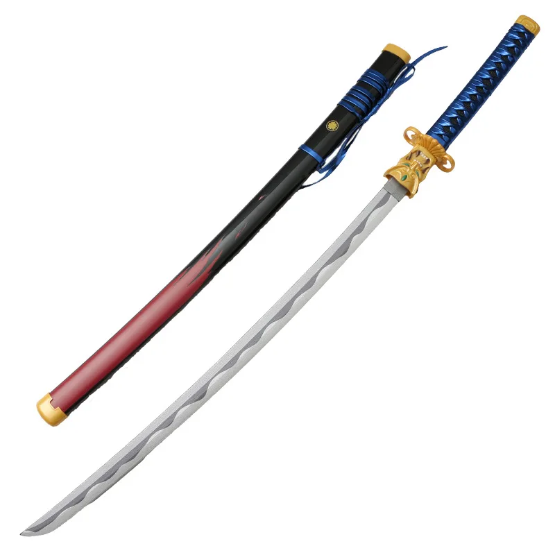 102cm/40.16in Valorant Wooden Katana Game Peripherals Model Cosplay Props Samurai Sword Collectible Crafts Display Practice Toys
