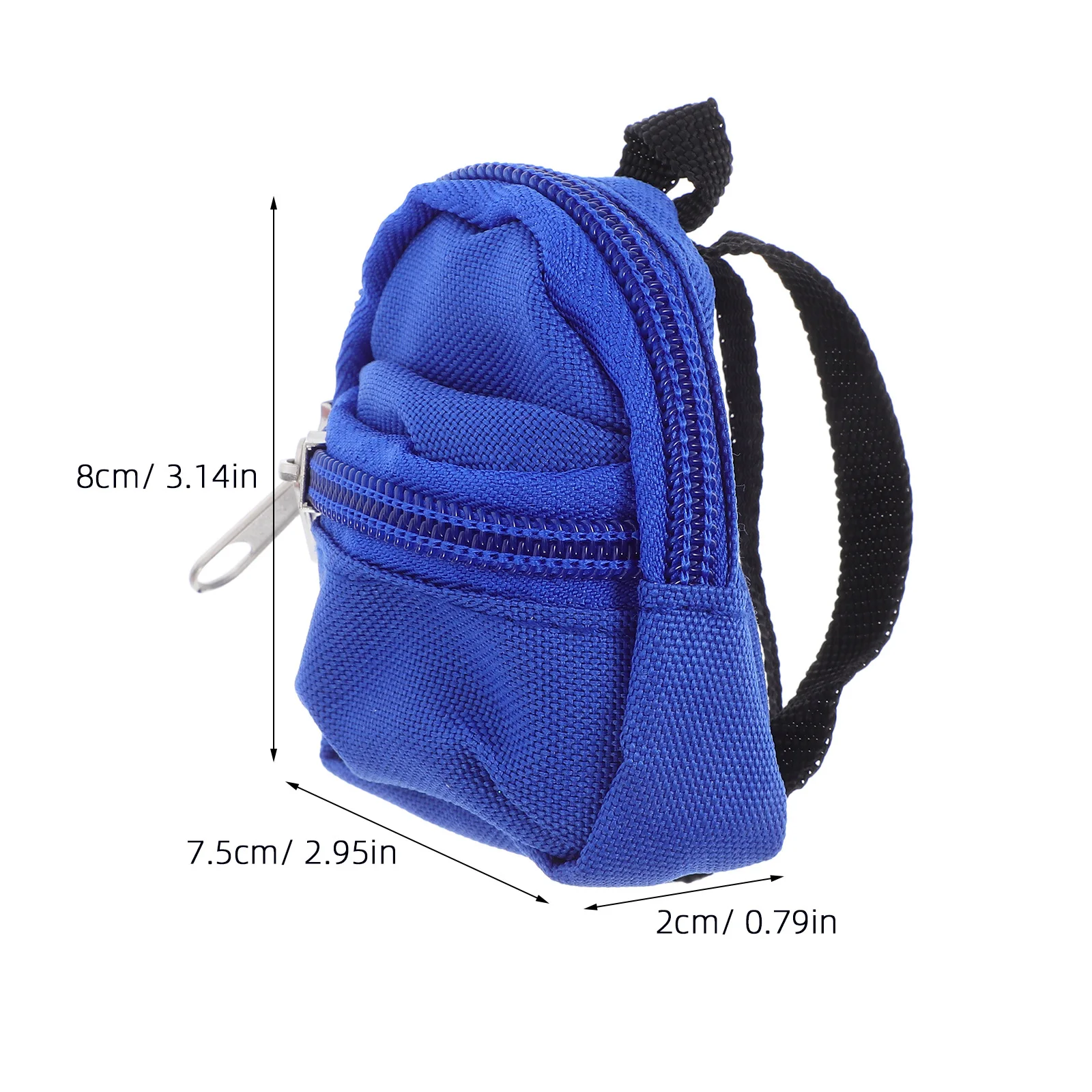 10-delige schattige mini-rugzakset voor kinderen Rollenspel Gebruik Heldere kleuren en prints Functionele sluiting voor accessoireopslag