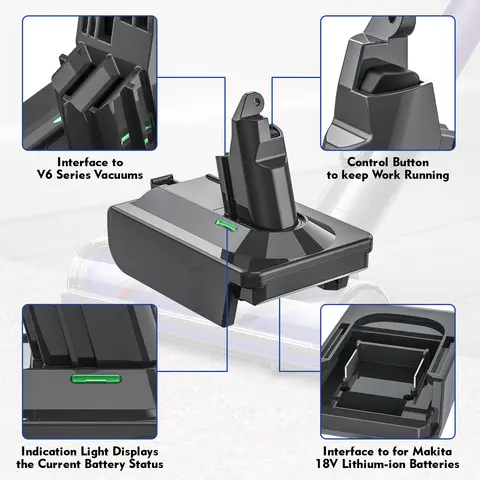 10 best sales डायसन बैटरी एडाप्टर - №1