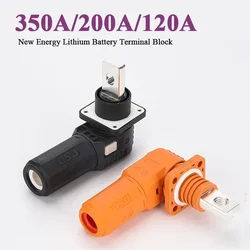 Waterproof 350A 200A Energy Storage Battery Terminal Block IP67 120A Wall Mounted New Energy Lithium Battery Connector Plug