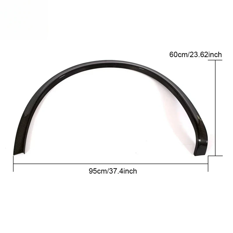 

Hot Selling Carbon Fiber Car Wheel Eyebrow Arch Trim Lips Fender FlaresProtector