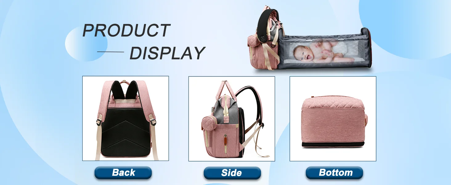 babybag for girls pañaleras para bebe backpack diaper bag newborn essentials girl newborn essentials
