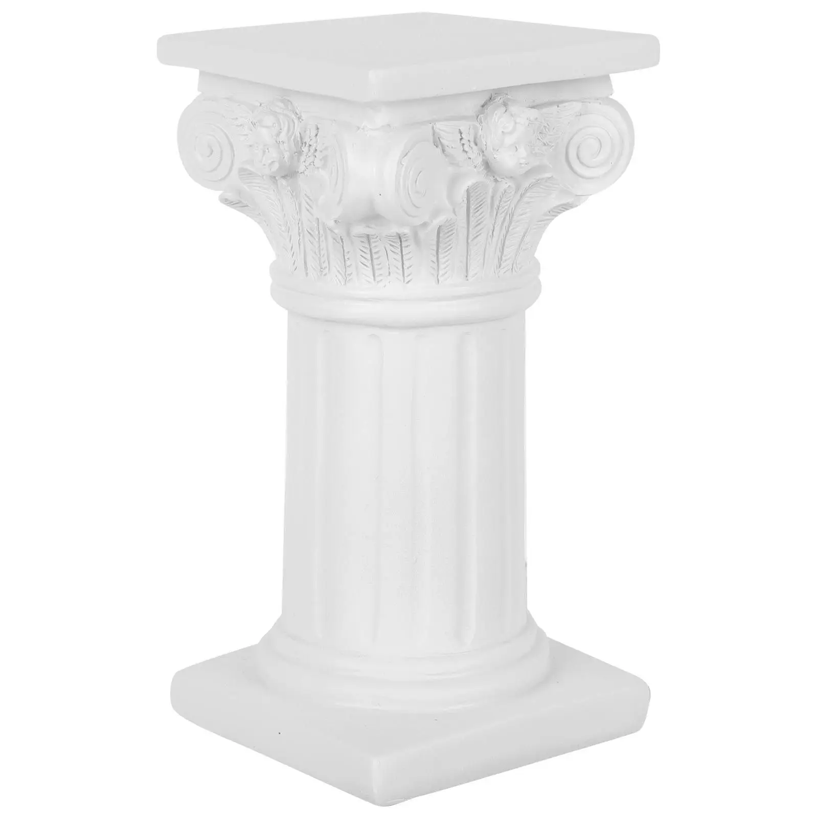 

1Pcs Roman Column Candlestick Resin Candleholder for Home Decor Table Living Room Kitchen Romantic Candlelight Dinner Adornment