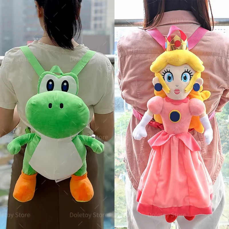 

Супер Марио плюшевый рюкзак Йоши для косплея Koopa Troopa Bowser Lemmy Yoshi черепаха в виде ракушки мягкие игрушки мультфильм Peluche куклы сумка