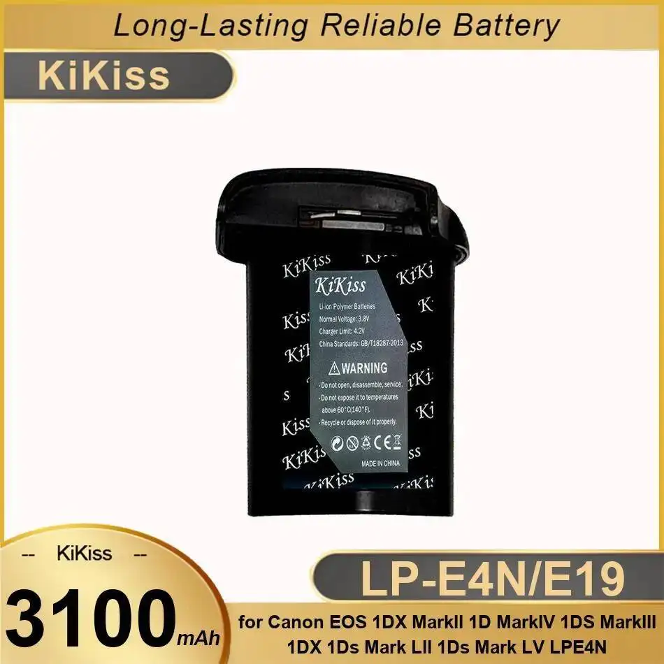 

Camera Battery LP-E4N E19 3100Mah For Canon Eos 1DX Markii 1D Markiv 1DS Markiii 1Ds Mark Lll LV LPE4N