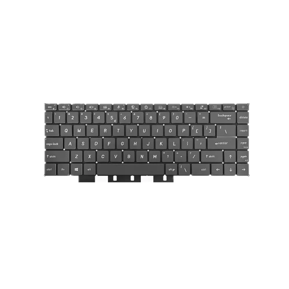 Laptop Keyboard For MSI Modern 15 A10M A10RC A10RD A10RAS A10M (MS-1551) A11ML A11MU (MS-1552) Black US United States Edition
