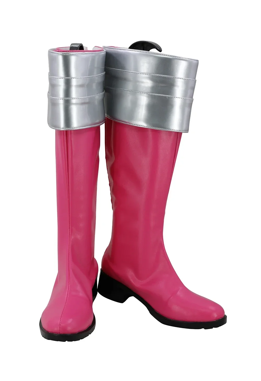 Custom Made Himitsu Sentai Kaizouku Sentai Gokaiger Ahim de Famille Cosplay Boots Pink Shoes Any Size