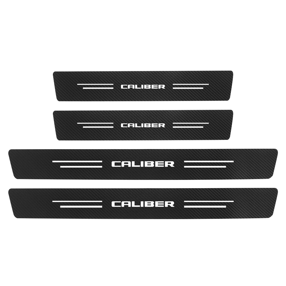 For Dodge CALIBER Car Door Sill Strip Styling Decorative Stickers Anti-Scratch Protection Sticker Car Accessories