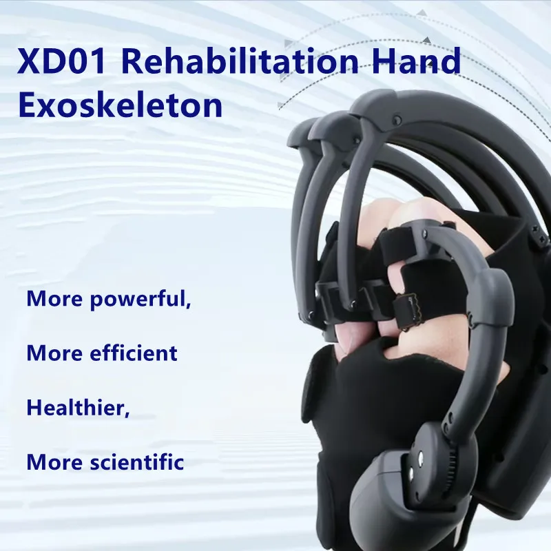 Mechanical Hand exoskeleton rehabilitation robot gloves motor power safe and efficient training Multiple  intelligence modes