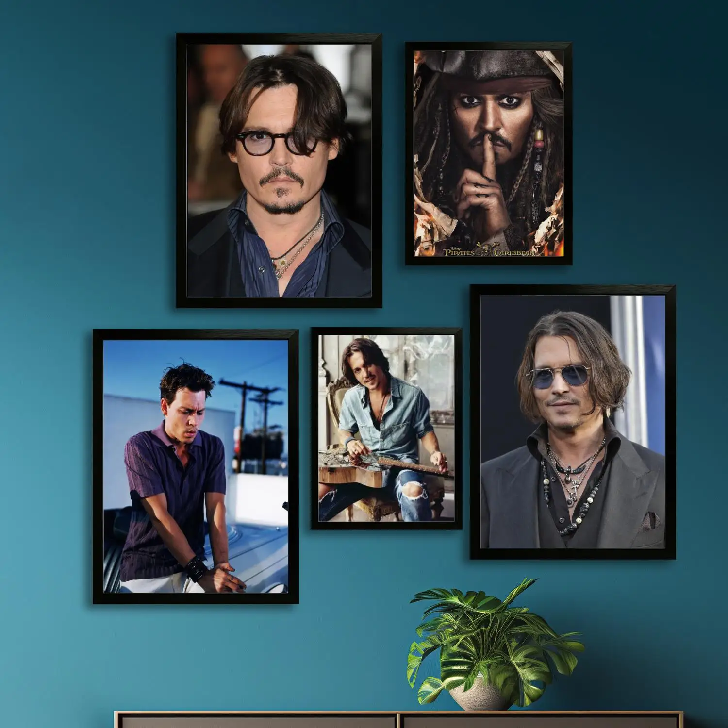 johnny johnny depp Canvas Art Poster, Wall Art Picture Print, Modern Family Bedroom Decor Posters,Decorative painting