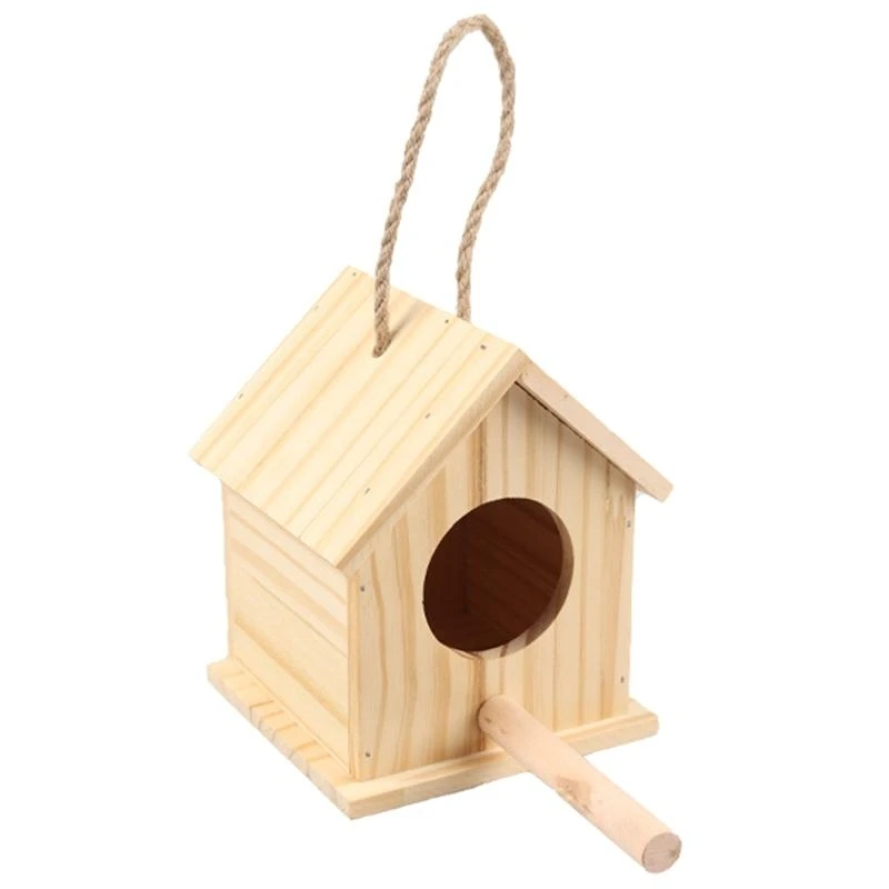 

Parakeet Nest Box Bird House Natural Bedding Bird Nesting House For Cage