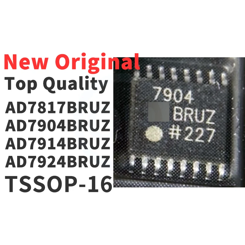 

(10 Pieces) AD7817BRUZ AD7904BRUZ AD7914BRUZ AD7924BRUZ TSSOP-16 New Original