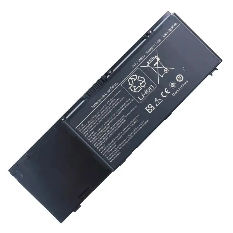 

11.1V 90Wh 8M039 9 Cells Laptop Battery for Dell Precision M2400 M4400 M6400 M6500 Series C565C DW842 KR854 J012F 312-0873