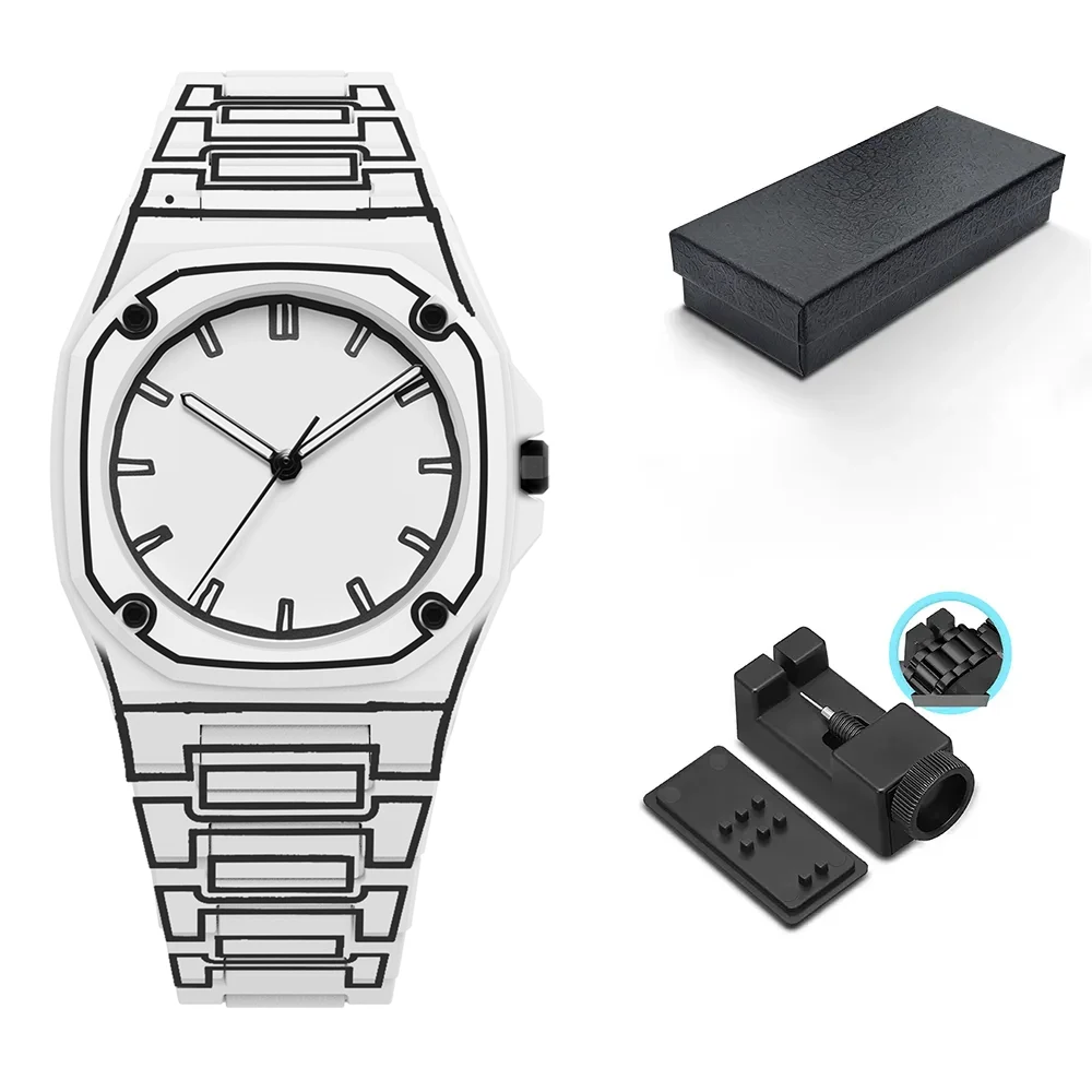 Montre à quartz légère et étanche pour homme et femme, montre-bracelet simple et décontractée, mouvement à la mode, nouveau