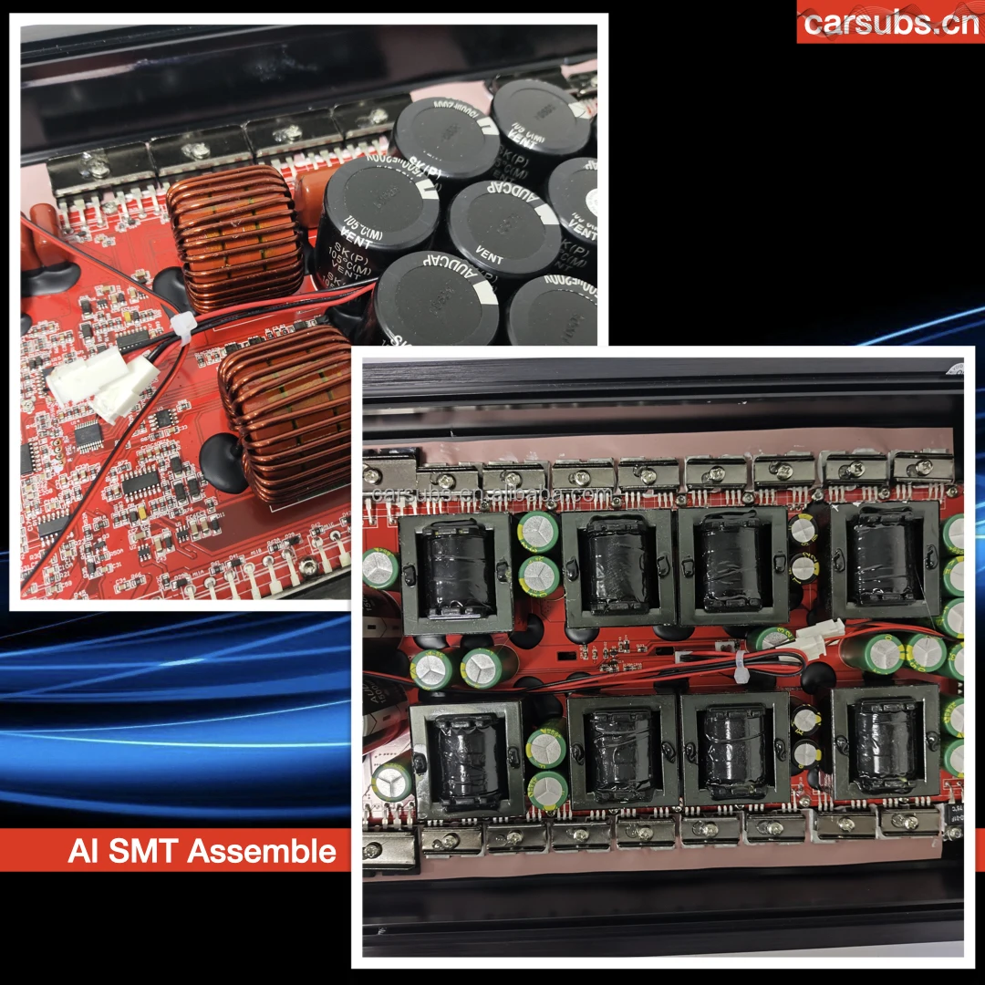 2025 رائجة البيع النمط البرازيلي كامل المدى RMS 18000 واط مضخم صوت السيارة الذروة 36000 واط SPL قوي باس 1 أوم قطعة واحدة سيارة Ampl