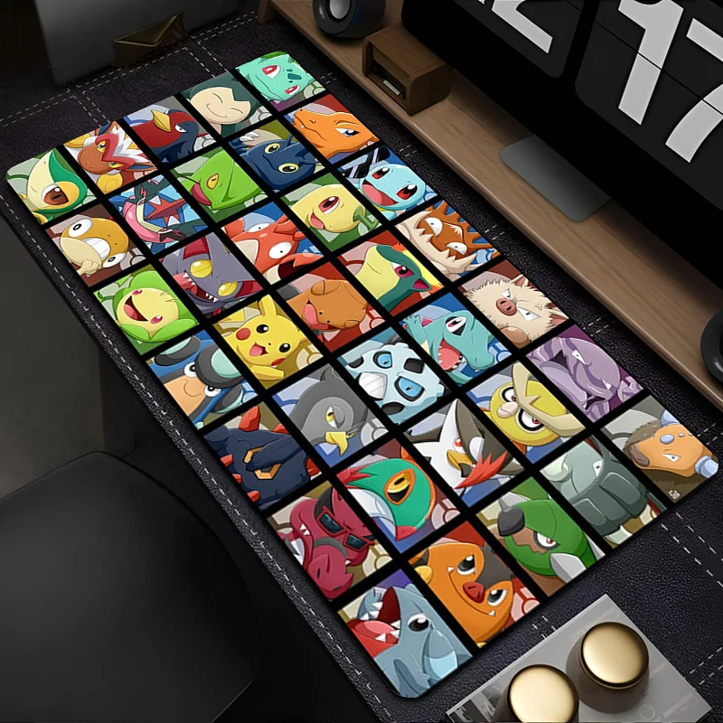 

Mouse Pad Notbook XXL Gamer Keyboard Pad NonSlip Rubber Computer Carpet Desk Mat P-Pokemon Gamer Cabinet High-Quality Mousepad