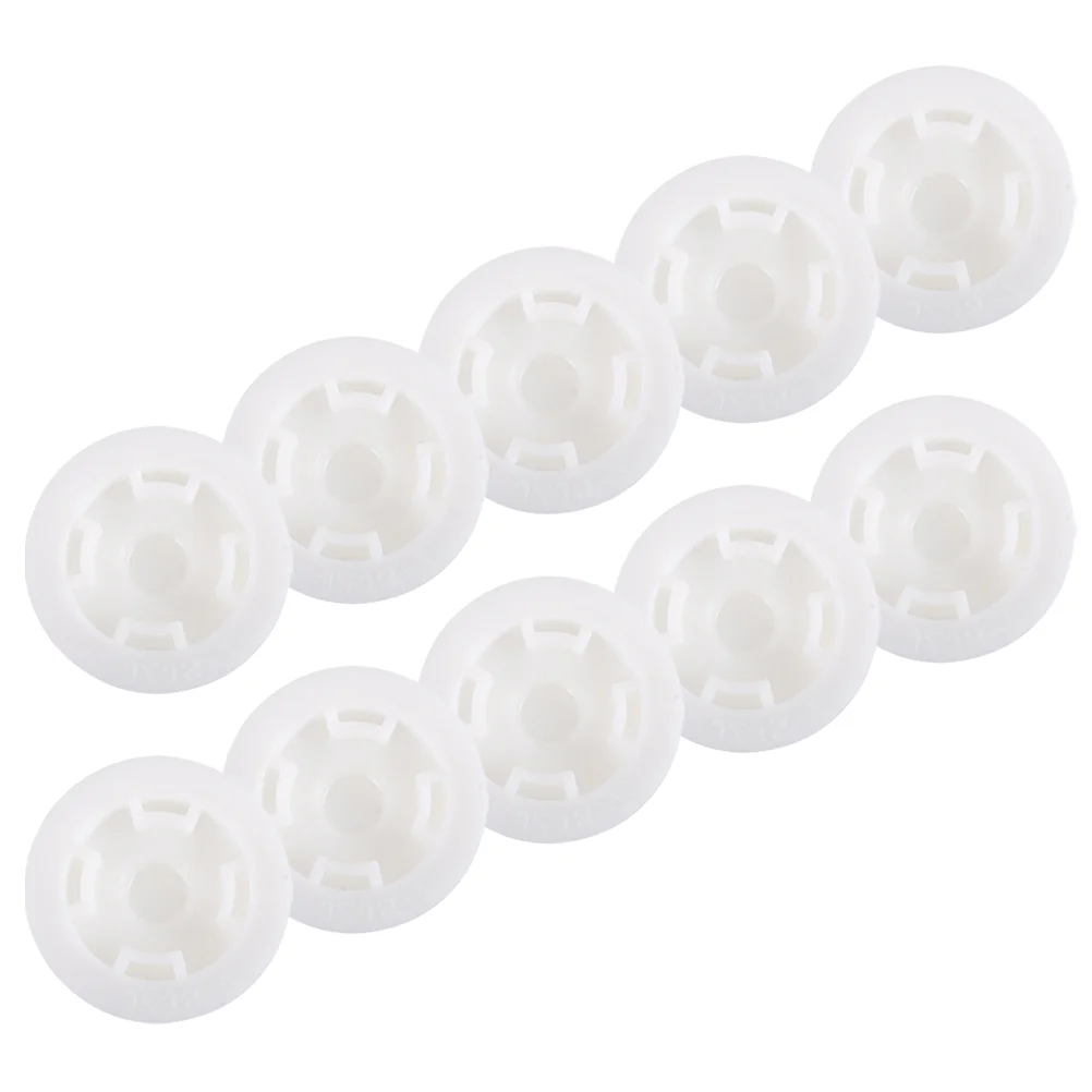 10 Pcs Small Buckets with Lids Oil Drum Hole Cover Plug White Plastic Water Barrel Caps