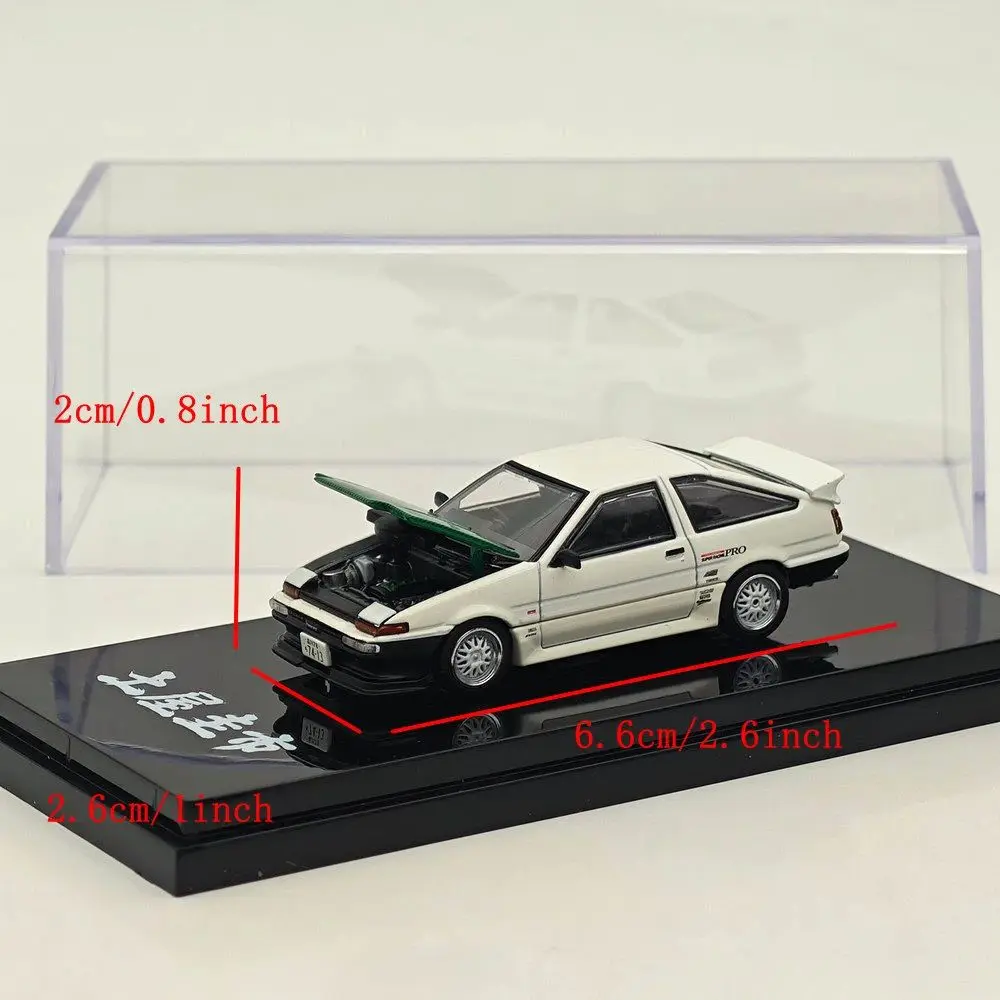 Hobby HJ64 1/64 voor Sprinter Trueno (AE86) Dori Dori Mesh Wheel Drift King HJ646052BDK Diecast Model Auto Miniatuur Collectie