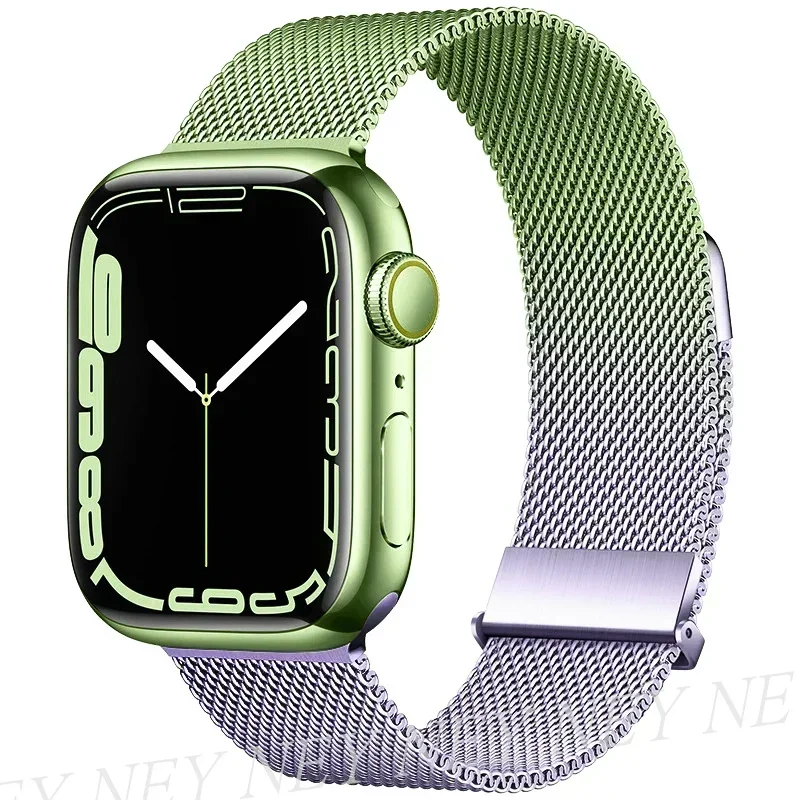 Mailänder Schlaufe für Apple Uhren armband 44mm 40mm 45mm 41mm 42-38-44mm Armband Ultra 2 49mm Metallbänder iwatch Serie 9 8 7 6 se 5 4 3