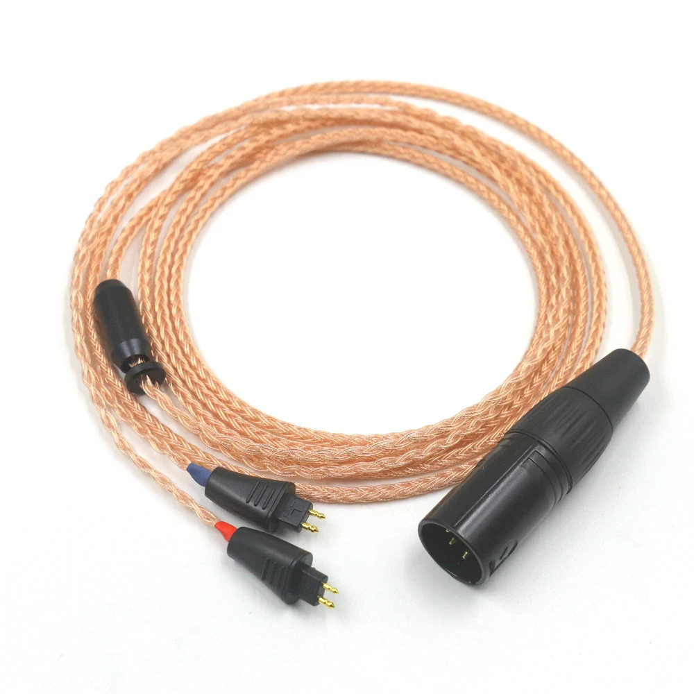 

High Quality 16 Core Essence Shrinks Copper OCC Headphone Replace Upgrade Cable for Fostex TH610 TH900 MK2 TH909 Earphone