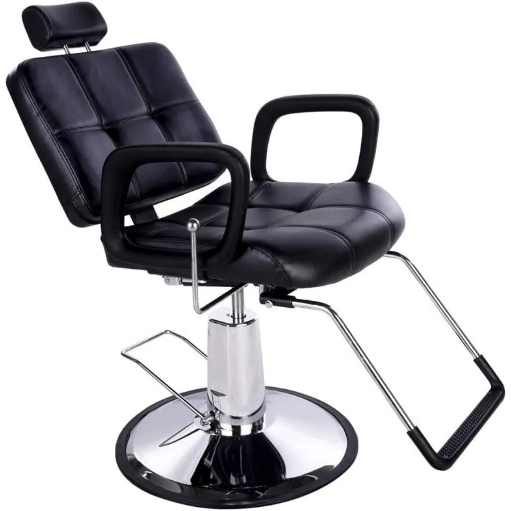 

All Purpose for Hair Stylist Tattoo Recline Barber Chair Heavy Duty Tattoo Chair Upgraded Salon Beauty Shampoo Beauty Equipment