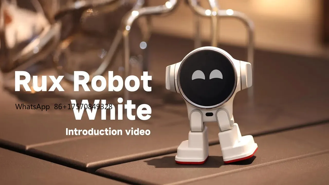 Letianpai Rux, Robot Mascota Inteligente Multifuncional con Asistente de Voz Electrónico con IA, Bluetooth, Wifi, para Escritorio