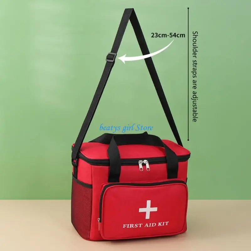 C7AB Waterproof First Aid Bag Emergency Medicals Organizers For Indoor Outdoor Travel Camping With Multiple Compartments