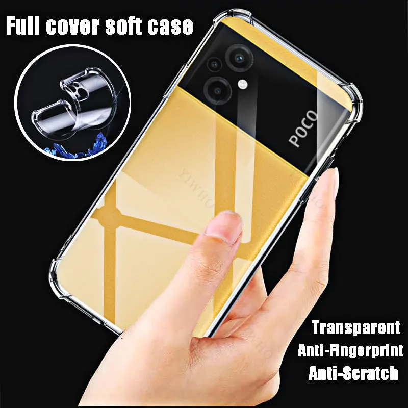 For Xiaomi Poco M5 Clear Phone Soft Case HD Transparent for Xiaomi Poko M5 6.58\