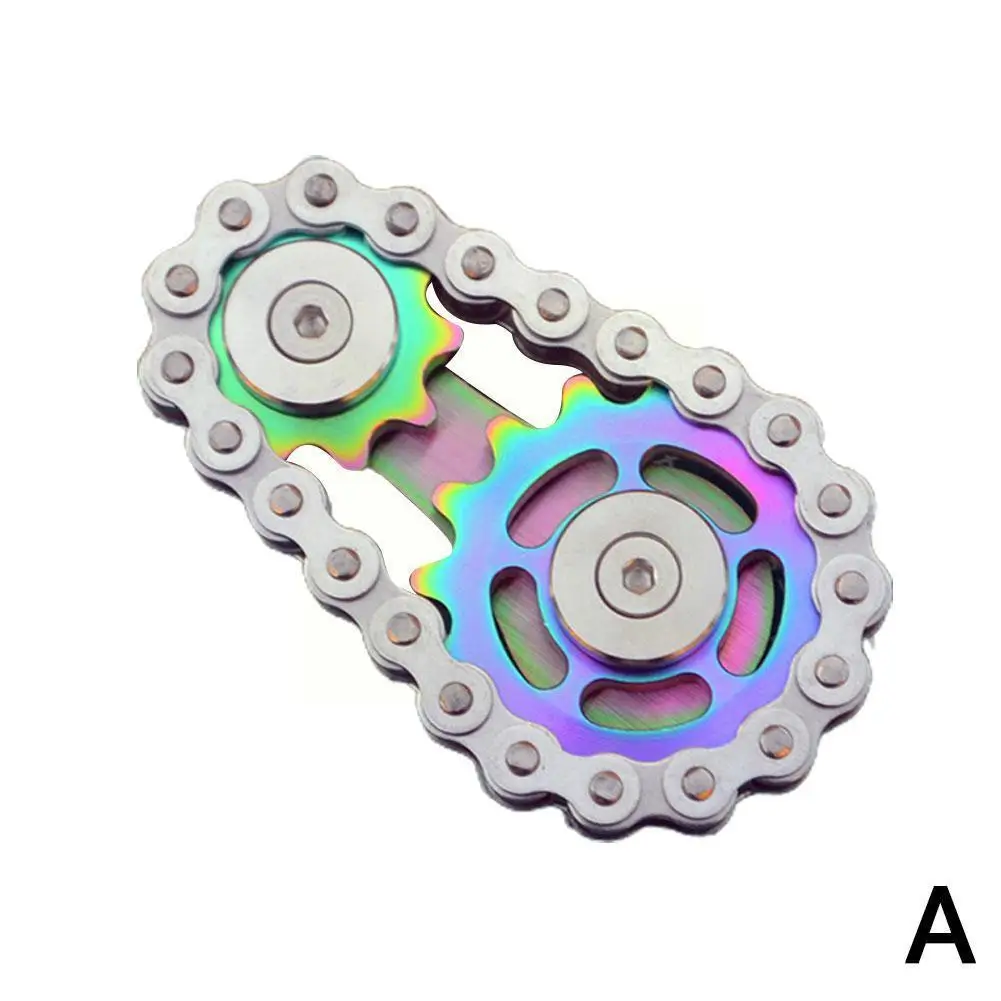 

Sprockets Flywheel Fingertip Gyro Fingertip Toys Chains EDC Chain Dropshipping Gyro Gear Spinner Toy Metal 2023 Roadbike Sp D8T4