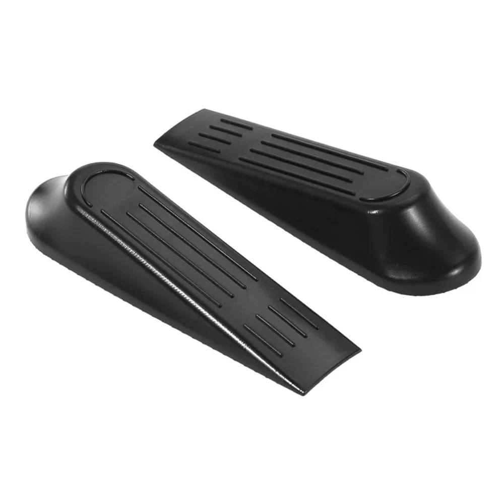 5pcs Set Plastic Door Stop Stoppers Non-Slip Base Durable Heavy Duty Door Stopper Wedge Shape Buffers Door Holder Office Doors image 5