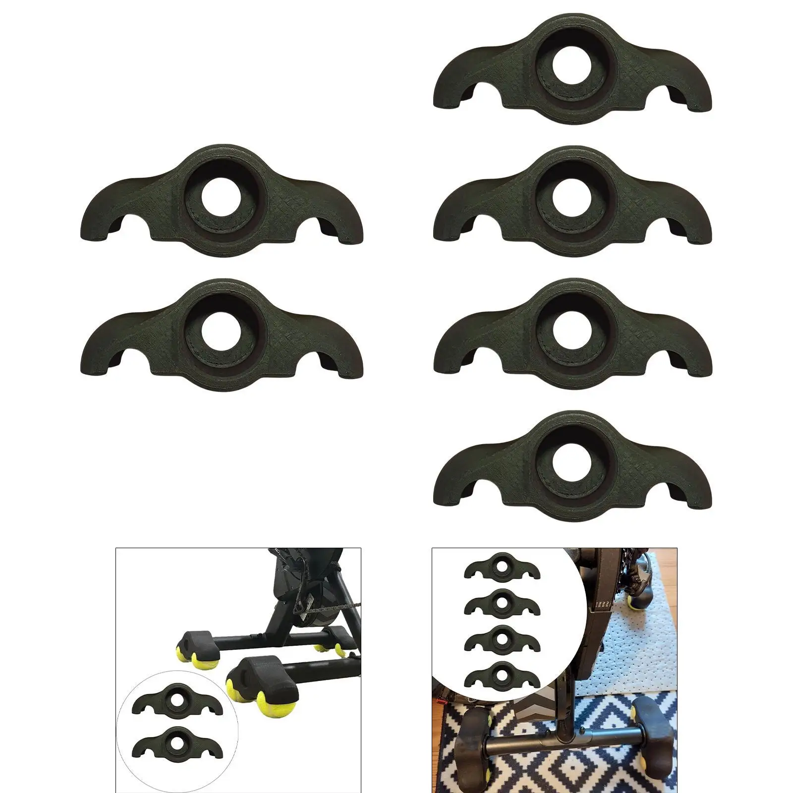 

Indoor Bike Snap Rocker Feet Adapters Stability Accessories Lightweight Adults for Bike Resistance Training for Home Workout