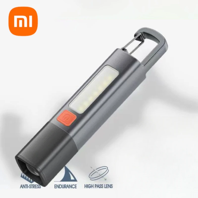 Xiaomi Outdoor Mini-zaklamp Draagbaar Sterk licht Variabele focus met schijnwerper Zijlamp Oplaadbare zaklamp met groot bereik