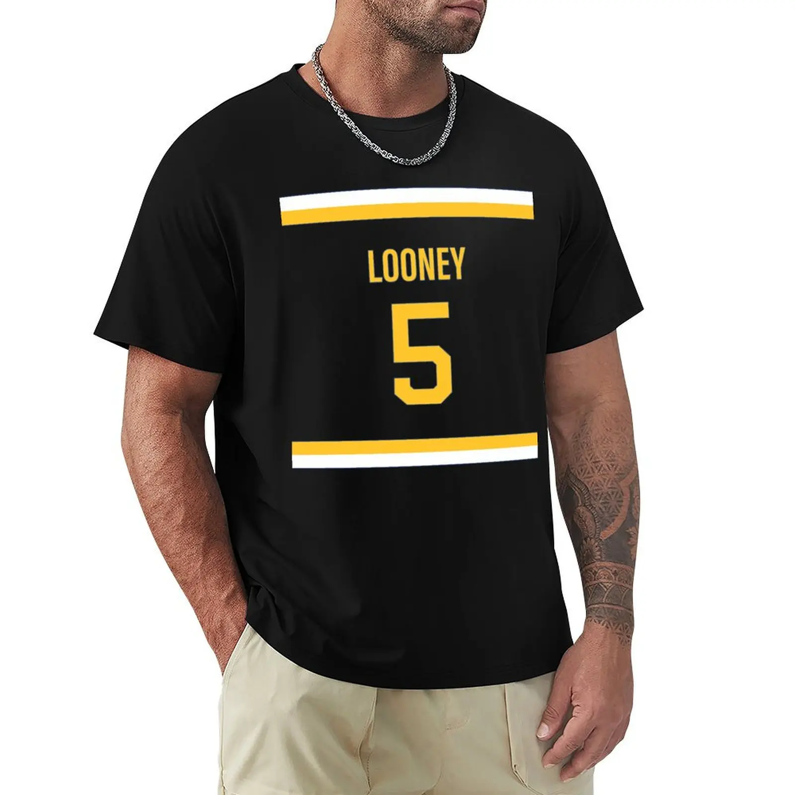 Camiseta Kevon Looney Fashion Casual de Manga Curta