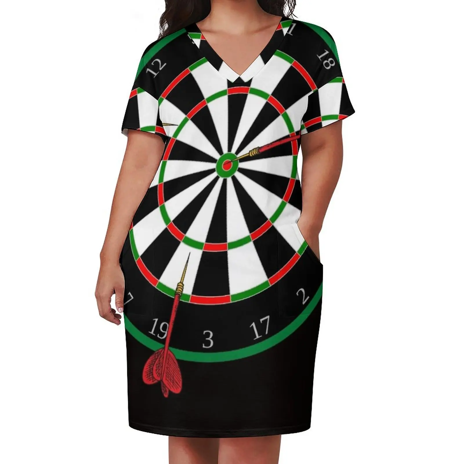 Dartboard Loose Pocket Dress elegant party dress for women 2025 evening dresses luxury 2025 dress for woman Dresses