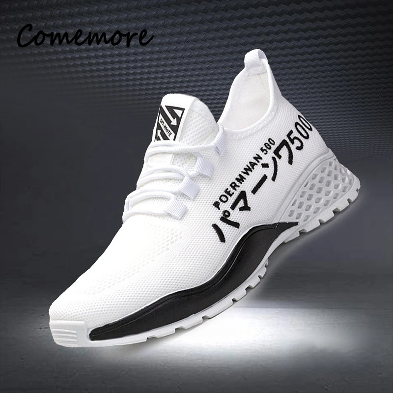 Men's New Fashion Casual Shoes Lightweight Soft Breathable Vulcanized Shoes Cheap Flat Comfortable Sneakers Tennis