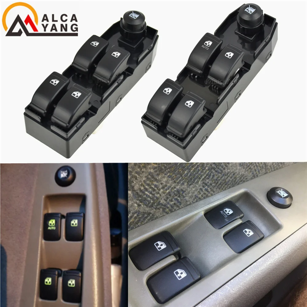 Interruptor Elevavidrios Delantero Izquierdo de Alta Calidad para Chevrolet Optra Lacetti 96552814, Nuevo, LHD, Accesorios para Auto