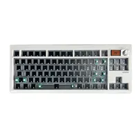 KIT de teclado mecánico GMK87 con pantalla de visualización, estructura de junta retroiluminada RGB, teclado de intercambio en caliente para juegos a través personalizado