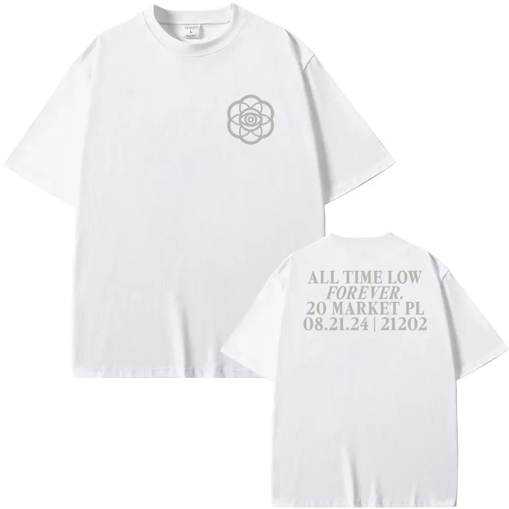 All Time Low band Same as official website 100%Cotton Tee-shirt Sleeve High Quality O-neck Short Sleeve TEES